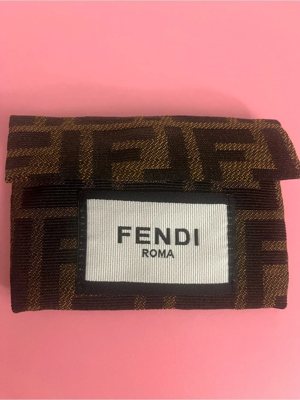 Luxury Brown Pocket Comb with Branded Pouch